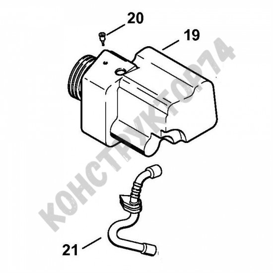 Топливный бак StihI