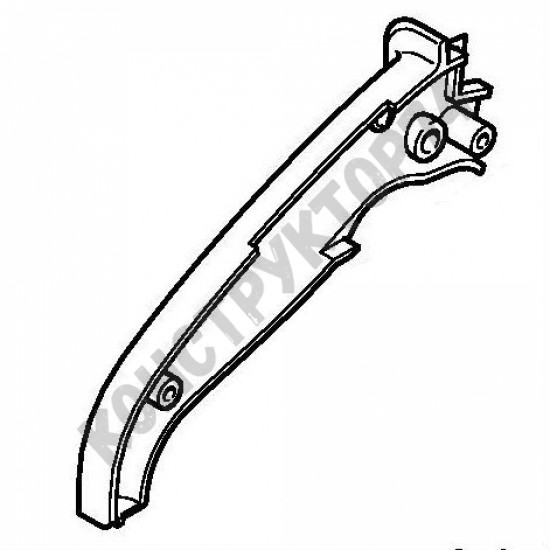 Полукожух рукоятки MS 170-180 Stihl