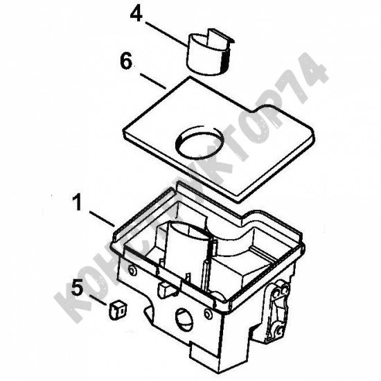 Корпус воздушного фильтра MS 170-180 Stihl