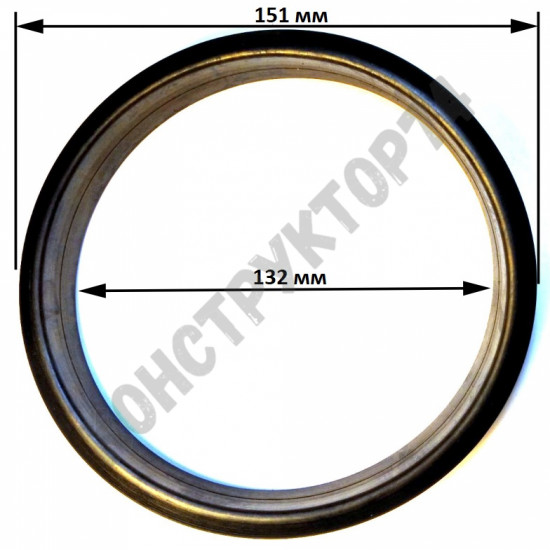 Фрикционное кольцо (колесо) 132x151x22,5 мм для снегоуборщика Целина СМ-10613Э