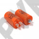 Конденсатор пусковой 18uF 450V 40х70мм CBB60-E 4 КЛЕММЫ+БОЛТ