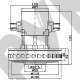 Двигатель / Мотор для моющего пылесоса 1400Вт VC07121W (высота 130мм, диаметр 130мм) Bosch, KARCHER, NILFISK, Philips