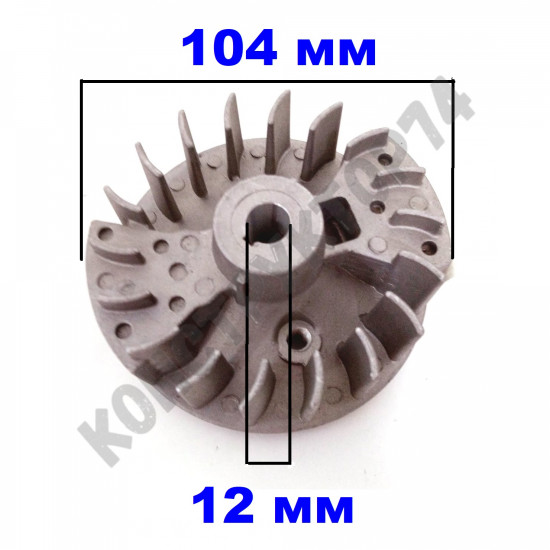 Маховик для бензокосы / триммера 33см3 Carver GBC-033, PBC-033, Huter GT-1000, Champion T333-T347