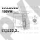 Двигатель CARVER 100VМ 4-х тактный (верт. вал d=22, V99 см3, для газонокосилки)