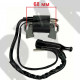 Катушка зажигания Lifan 188F-190F-192F, Loncin 389CC-420CC, Honda GX340-GX390, Huter, Carver для мотоблока / генератора / виброплиты 8-17 Л.С.