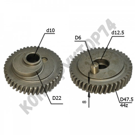 Шестерня лобзика Sturm, Stern, Omax JS-100BL, 100A (d-48х10 мм)