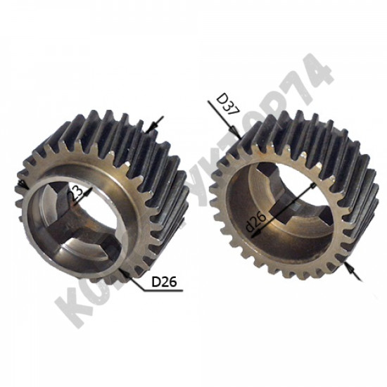 Шестерня для перфоратора Sturm, Конаково П-800 (d-37x26x15 мм)