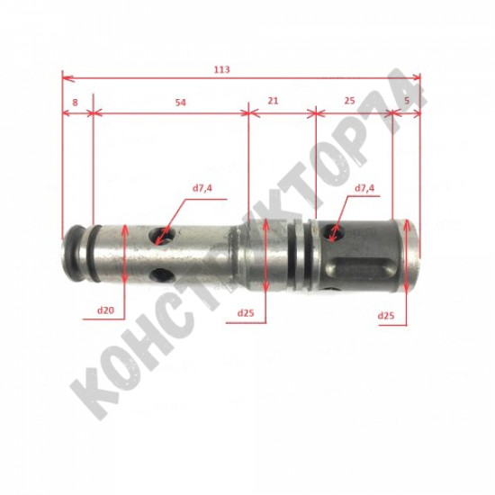 Ствол для китайских вертикальных перфораторов (длина - 113 мм) Sturm, Stern, Omax, Энергомаш, Спецмаш, Электроприбор и пр.