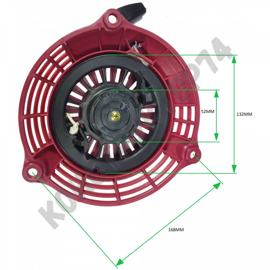 Стартер двигателя Honda GCV160 пластик, для газонокосилок (пластиковый)