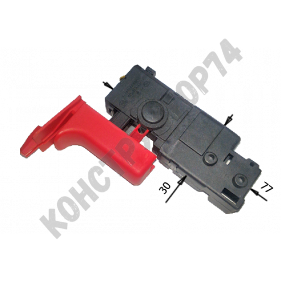 Выключатель / Кнопка для перфоратора Bosch GBH2-26DRE/DFR/E, GBH2-24D, Patriot RH260, Hammer PRT800C, Prorab 2419 K, Bort BHD-800N; Elitech П 0724РЭМ Промо Выключатель / Кнопка для перфоратора Bosch GBH2-26DRE/DFR/E, GBH2-24D, Patriot RH260, Hammer PRT800C, Prorab 2419 K, Bort BHD-800N; Elitech П 0724РЭМ Промо