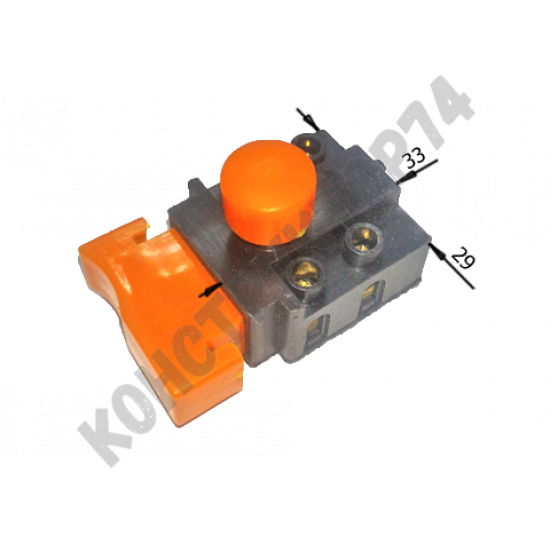 Выключатель (кнопка) FA2-10/2B 10(8)A для лобзика, шлифмашины, электропилы, фрезера
