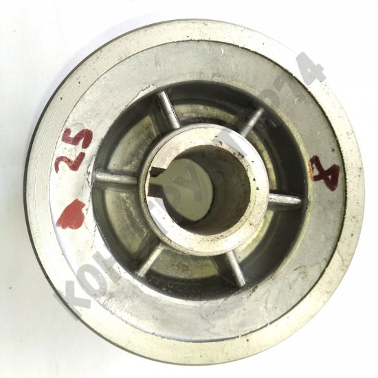 Шкив для мотоблока, мотокультиватора НЕВА (3-х ручейковый, диаметр - 25 мм, шпонка 8 мм)