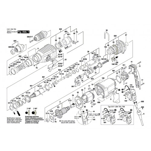 Bosch gbh 2 26 dfr схема