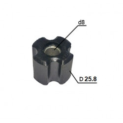 Втулка штанги для бензокосы / триммера d-8, H-21 (для штанги - 28 мм)