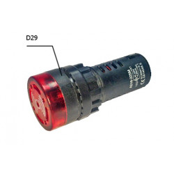 Лампа сигнальная AD16-22DS красная лампа и звук