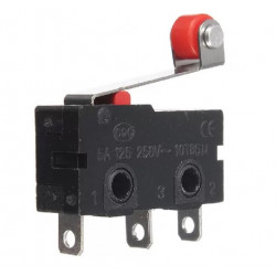 Микровыключатель (кнопка) 5A для электропилы, автомойки, триммера (с роликом)