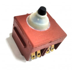 Выключатель (кнопка) HLT-125W-1 6(6)A для болгарки Интерскол УШМ-115, УШМ-125, Makita 9555, 9558 и пр.