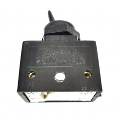 Выключатель (тумблер) FD2-2/2F1, 2(2)A 250V 5E4 (4 контакта; 2 положения) для болгарки (УШМ), фрезера