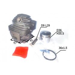 Поршневая группа бензокосы Диолд ТБ-1-33, ТБ-2-33 (диаметр 36 мм)