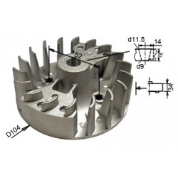 Маховик бензокосы Sturm BT8933D, BT9133BL