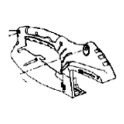 Полукорпус правый рукоятки задней электропилы Парма М5