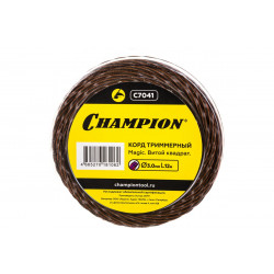 Леска триммерная CHAMPION Magic 3.0мм* 12м (витой квадрат)