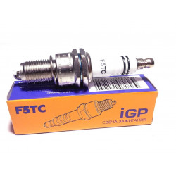 Свеча зажигания F5TC для генератора GG950, GG951 / мотопомпы GP40-II (2-х тактные генераторы / 4-х тактные верхнеклапанные двигатели)