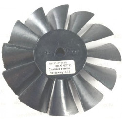 Крыльчатка двигателя компрессора (диаметр - 86 мм, посадка - 7,5 мм, толщина 12 мм)