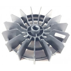 Крыльчатка двигателя компрессора (диаметр - 137 мм, посадка - 14 мм, толщина 31 мм)