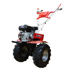Мотоблок бензиновый МБ4-700 "FORZA" ( 7 л.с., редуктор: чугунный, привод: ременной, скорость: 2 вперед/1 назад, руль: поворотный, вал: S24, колеса: б/к, фрезы: 3 группы (24 ножа)