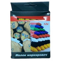 Мелок маркировочный, желтый (Упаковка 12 штук)