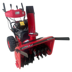Снегоуборщик "FORZA" АС-F-900E (9,0 л.с. Двигатель "Forza", стартер: ручной/230V, с фарой, панель управления, скорость: 6 вперед/2 назад , ковш: ширина 700/ высота 545 мм, диаметр шнека: 300 мм, колесо: 13", ремень привода шнека: