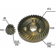 Шестерни для УШМ Hitachi G12SR3, G13SR3 замена 327888