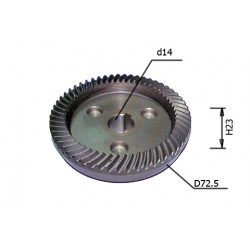 Шестерня УПМ-180/1300ЭМ полировальной машины Интерскол 180.03.01.04.00