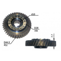 Шестерня для дрели Интерскол Д-13/1000Э