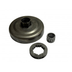 Звездочка ведущая бензопилы Husqvarna 455 460 461 0.325"-7 зубов съемный венец + подшипник