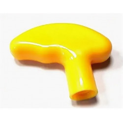 Ручка пластиковая для стартера бензопилы, бензокосы, мотобура (желтая)