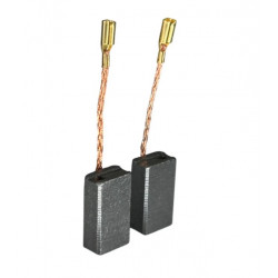 Щетки графитовые (пара) для УШМ Bosch GWS 12-125, GWS 15-125 (аналог 1607000V37) (6х10х18мм), автостоп