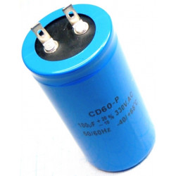 Конденсатор CD60 330V 100uF (с 2-мя клеммами)