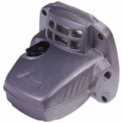 Корпус редуктора для ушм Makita 9554HN, 9554NB, 9555HN, 9555NB, 9557HN, 9557NB, 9558HN, 9558NB в сборе кнопкой стопора (оригинал) 141469-0