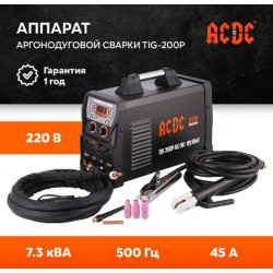 Аппарат аргонодуговой сварки TIG-200P ACDC (ММА/TIG) IGBT