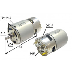 Двигатель для шуруповерта 12В БОЛЬШОЙ (вал-4мм, корпус-44.5мм)