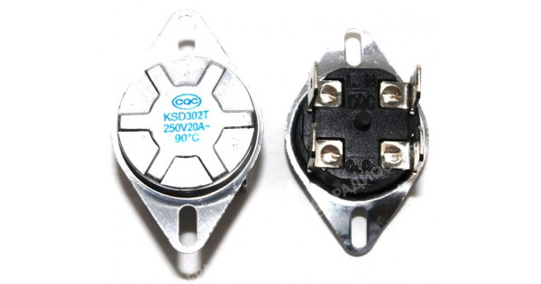 Купить Термостат для тепловой пушки КSD302X 16 ампер, 90 градусов с ...