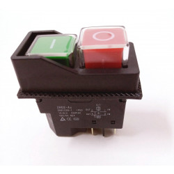 Выключатель магнитный / Кнопка ZH02-Ax 16(8A) для бетономешалки, станка, компрессора (4 контакта)