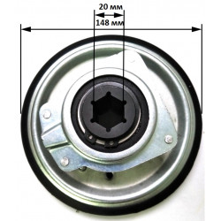Диск фрикционный в сборе 148/20 мм для снегоуборщика MTD, WOLF-GARTEN, CUBCADET (см. описание)