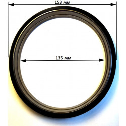 Фрикционное кольцо (колесо) 135x153x22 мм для снегоуборщика