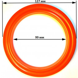 Фрикционное кольцо (колесо) 99x127x15 мм для снегоуборщика (высокий профиль, полиуретановое)