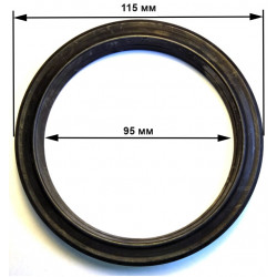 Фрикционное кольцо (колесо) 95x115x12 мм для снегоуборщика Partner, Husqvarna, McCulloch