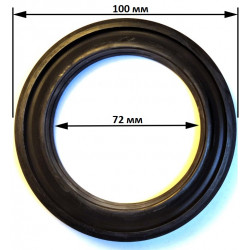 Фрикционное кольцо (полиуретановое) 72x100x14 мм для снегоуборщика PATRIOT, DDE, CARVER, GardenPro, НЕВА, SADD и пр. (снегоуборщики старого образца)
