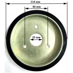 Фрикционный диск (кольцо) снегоуборщика Carver ST-550, ST-650, ST-650EL (114x25x15 мм) (нового образца, после 2016 г.)